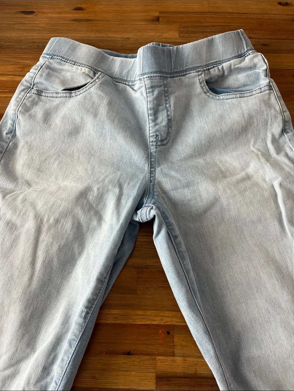Cat & Jack 2pc Light Blue and Black Flare Jeans 16